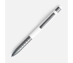 Ручка шариковая Digit Soft Touch со стилусом, белая