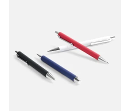 Ручка шариковая Lobby Soft Touch Chrome, синяя