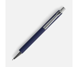 Ручка шариковая Lobby Soft Touch Chrome, синяя