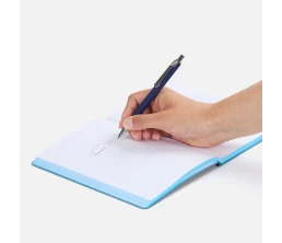 Ручка шариковая Lobby Soft Touch Chrome, синяя