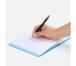 Ручка шариковая Lobby Soft Touch Gold, черная