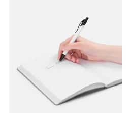 Ручка шариковая Undertone Black Soft Touch, белая