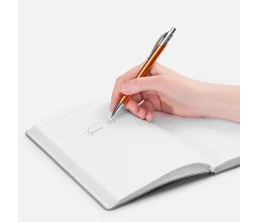 Ручка шариковая Undertone Metallic, оранжевая