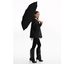 Зонт складной Cloudburst в подарочной упаковке, черный