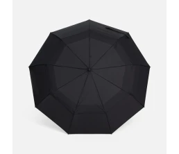Складной зонт Dome Double с двойным куполом, черный