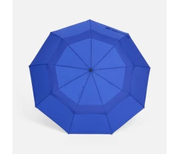 Складной зонт Dome Double с двойным куполом, синий