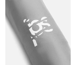 Зонт складной Hard Work с проявляющимся рисунком, серый