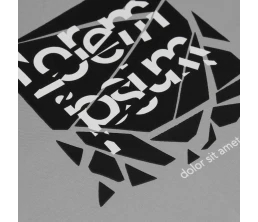 Зонт складной Hard Work с проявляющимся рисунком, серый