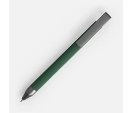 Ручка шариковая Standic с подставкой для телефона, зеленая