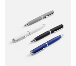 Ручка шариковая Inkish Chrome в футляре, серая