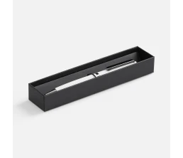 Ручка шариковая Inkish Chrome в футляре, белая