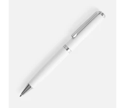 Ручка шариковая Inkish Chrome в футляре, белая