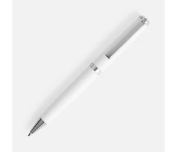 Ручка шариковая Inkish Chrome в футляре, белая