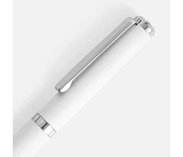 Ручка шариковая Inkish Chrome в футляре, белая