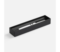 Ручка шариковая Inkish Gunmetal в футляре, белая