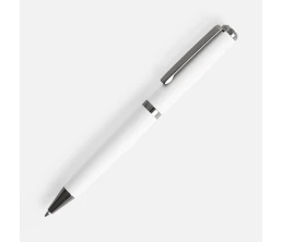 Ручка шариковая Inkish Gunmetal в футляре, белая