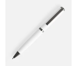 Ручка шариковая Inkish Gunmetal в футляре, белая