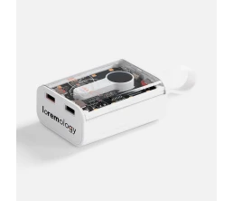 Аккумулятор с быстрой зарядкой Trellis Quick 10000 мАч, белый