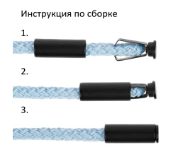 Наконечник для шнурка Nozzle, черный