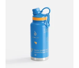 Термобутылка Fujisan XL, синяя