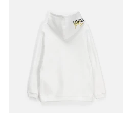 Худи унисекс оверсайз Easy Street, молочно-белое