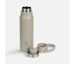 Термобутылка Tateyama, серо-бежевая