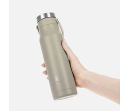Термобутылка Tateyama, серо-бежевая