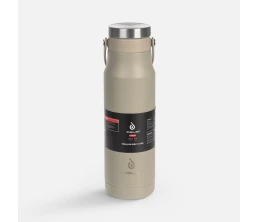Термобутылка Tateyama, серо-бежевая