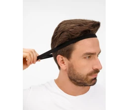 Повязка-резинка на голову Headway, черная