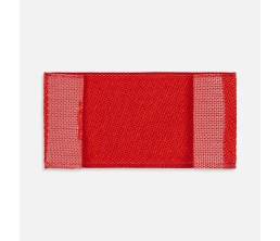 Лейбл тканевый Epsilon, XXS, красный