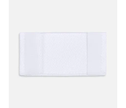 Лейбл тканевый Epsilon, XXS, белый