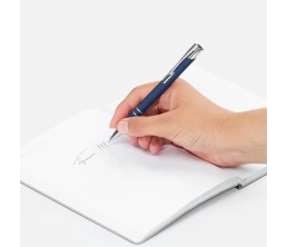 Ручка шариковая Keskus Soft Touch, темно-синяя