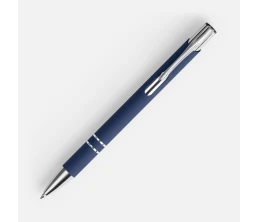 Ручка шариковая Keskus Soft Touch, темно-синяя