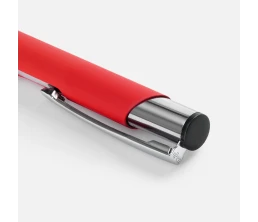 Ручка шариковая Keskus Soft Touch, красная