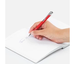 Ручка шариковая Keskus Soft Touch, красная