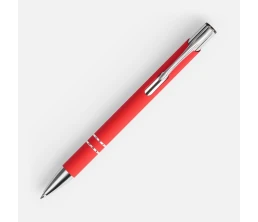 Ручка шариковая Keskus Soft Touch, красная