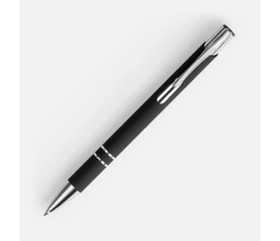 Ручка шариковая Keskus Soft Touch, черная