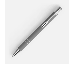 Ручка шариковая Keskus Soft Touch, серая