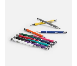 Ручка шариковая Keskus Soft Touch, серая