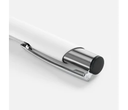 Ручка шариковая Keskus Soft Touch, белая