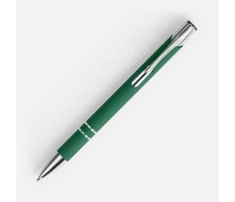 Ручка шариковая Keskus Soft Touch, зеленая