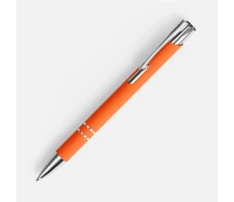 Ручка шариковая Keskus Soft Touch, оранжевая