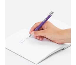 Ручка шариковая Keskus Soft Touch, фиолетовая