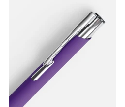 Ручка шариковая Keskus Soft Touch, фиолетовая