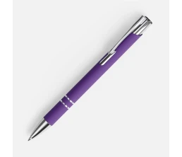 Ручка шариковая Keskus Soft Touch, фиолетовая