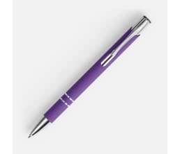 Ручка шариковая Keskus Soft Touch, фиолетовая