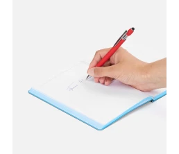 Ручка шариковая Pointer Soft Touch со стилусом, красная