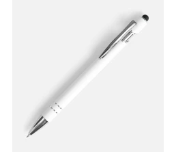 Ручка шариковая Pointer Soft Touch со стилусом, белая
