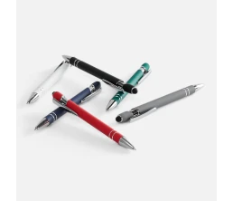 Ручка шариковая Pointer Soft Touch со стилусом, белая