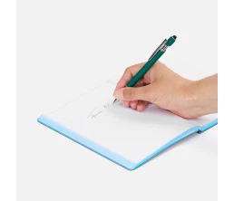 Ручка шариковая Pointer Soft Touch со стилусом, зеленая